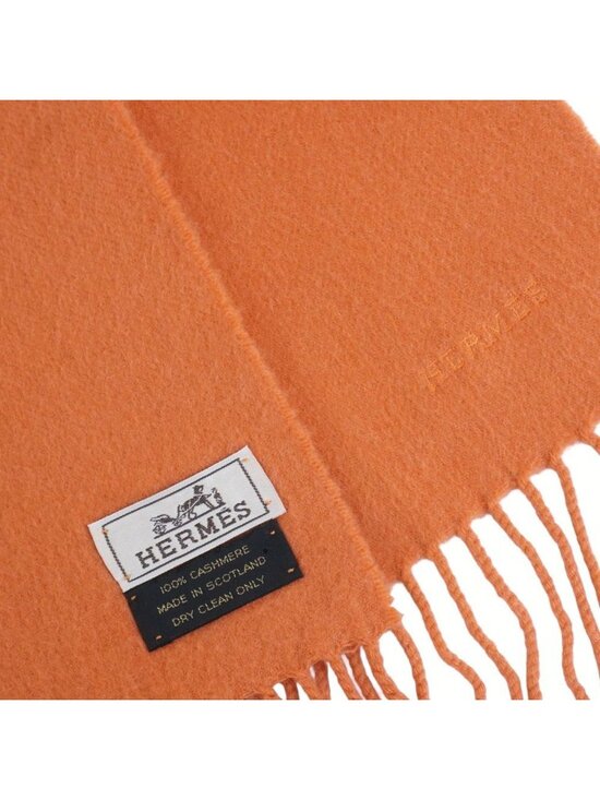 Hermès Cashmere Fringe Stole Cashmere Scarf - Green Scarves  Hermes Scarf Shawl Fringe Cashmere